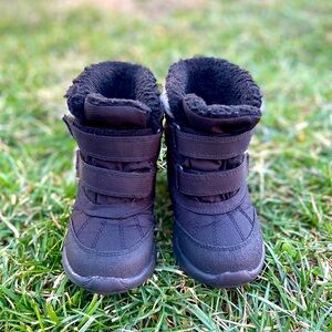 Kamik Kids Waterproof Black Winter/Snow Boots Size 10